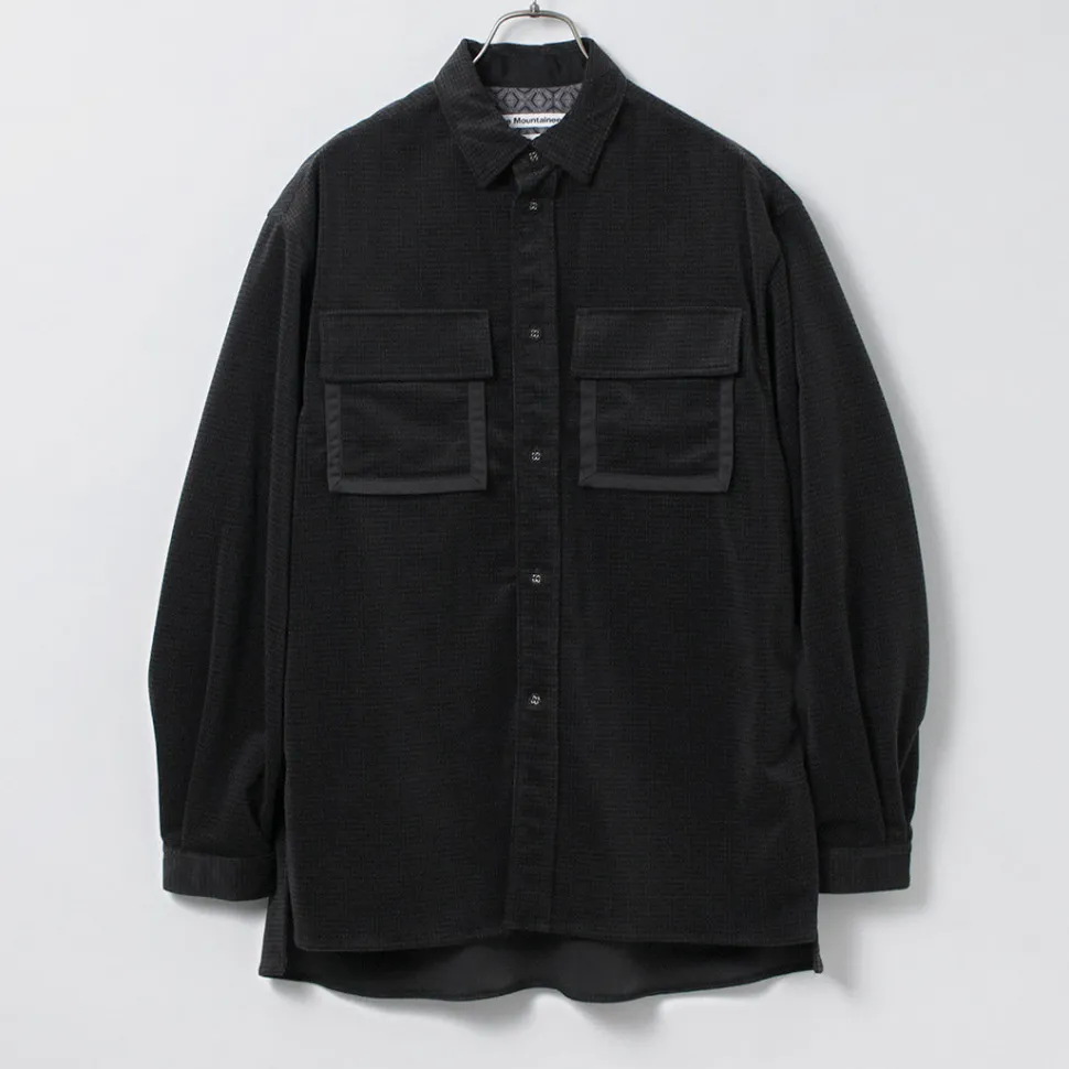WHITE MOUNTAINEERING / Mid Gusset Sleeve Tricot Check Shirt