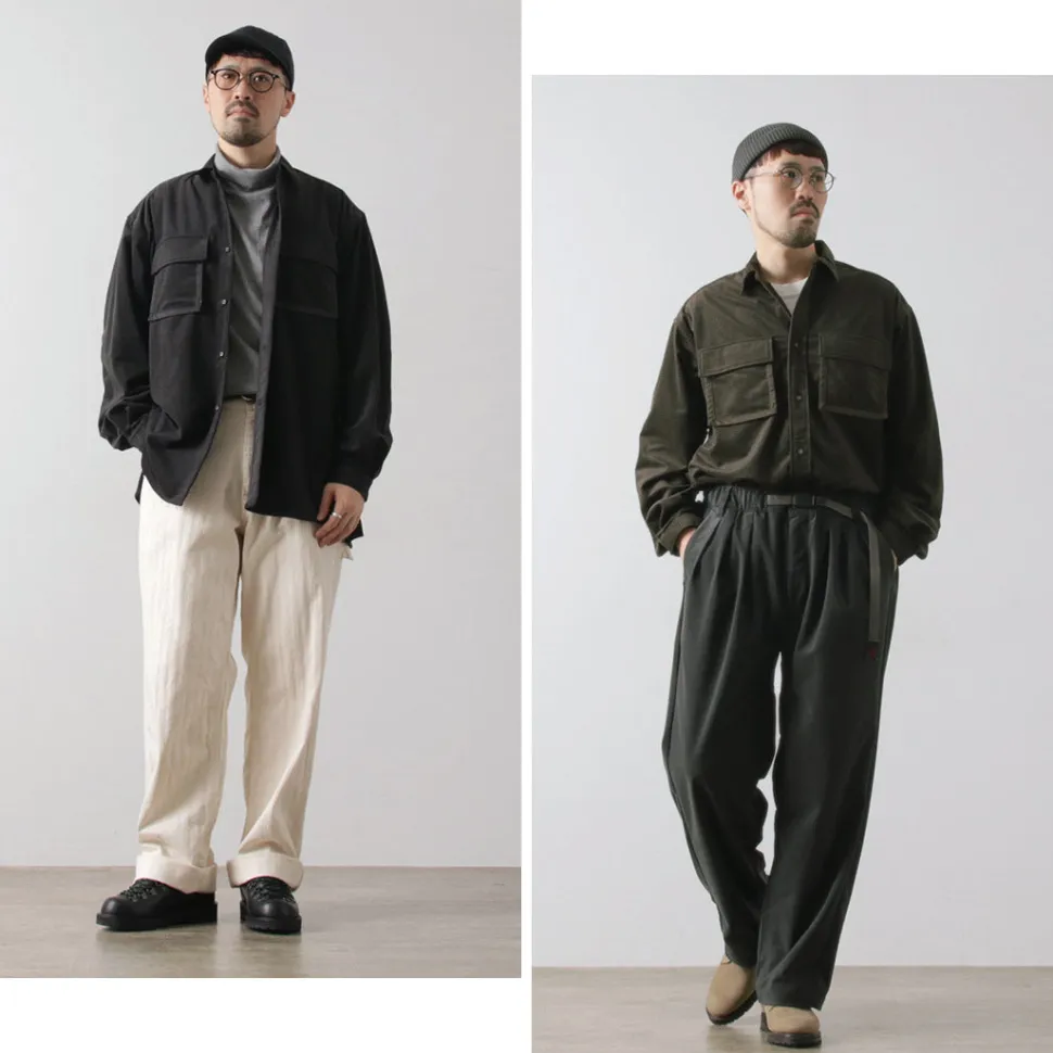 WHITE MOUNTAINEERING / Mid Gusset Sleeve Tricot Check Shirt
