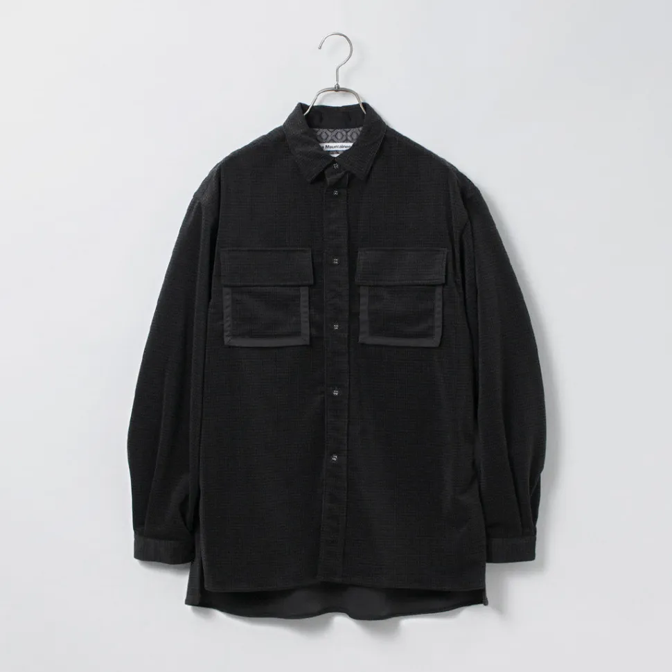 WHITE MOUNTAINEERING / Mid Gusset Sleeve Tricot Check Shirt