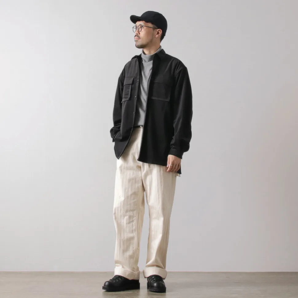 WHITE MOUNTAINEERING / Mid Gusset Sleeve Tricot Check Shirt