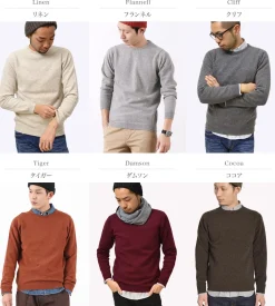 WILLIAM LOCKIE / Lambswool crew neck knit