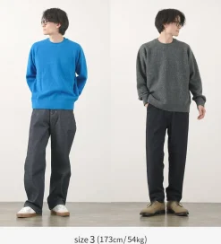YONETOMI NEW BASIC / Circle Knit Pullover