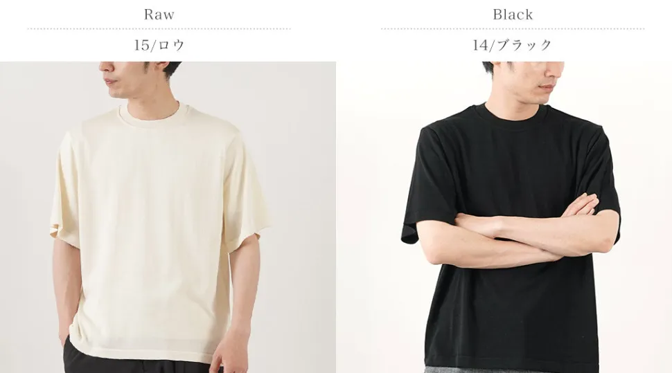 YONETOMI NEW BASIC / Silk Knit T-Shirt