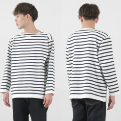 YONETOMI NEW BASIC / Wave Cotton Basque Knit Pullover
