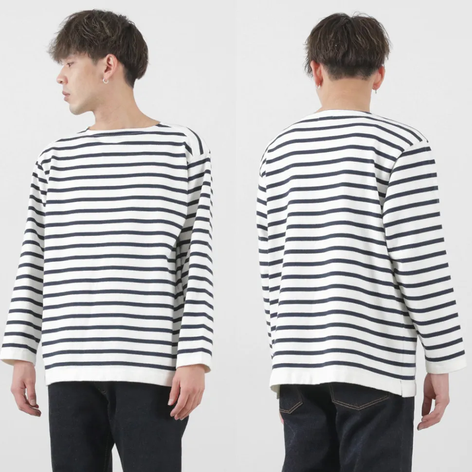 YONETOMI NEW BASIC / Wave Cotton Basque Knit Pullover