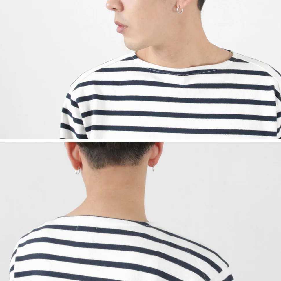 YONETOMI NEW BASIC / Wave Cotton Basque Knit Pullover